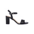 Sandali neri in pelle con cinturino e tacco 7 cm Primopiano, Donna, SKU w042000350, Immagine 0